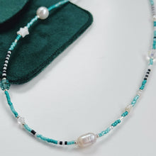 Load image into Gallery viewer, Ocean pearl bead necklace
