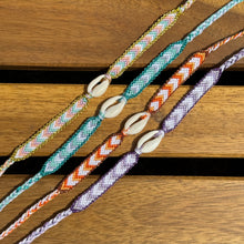 Load image into Gallery viewer, Sparkling chevron shell bracelets
