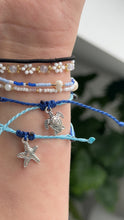 Load image into Gallery viewer, Blue string charm bracelets
