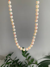 Load image into Gallery viewer, Pearl necklace with colourful beads
