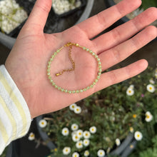 Load image into Gallery viewer, Gold and green miyuki bead bracelets
