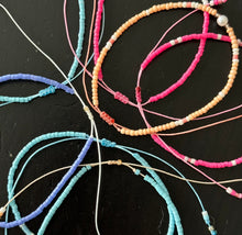 Load image into Gallery viewer, Coral bead adjustable bracelet
