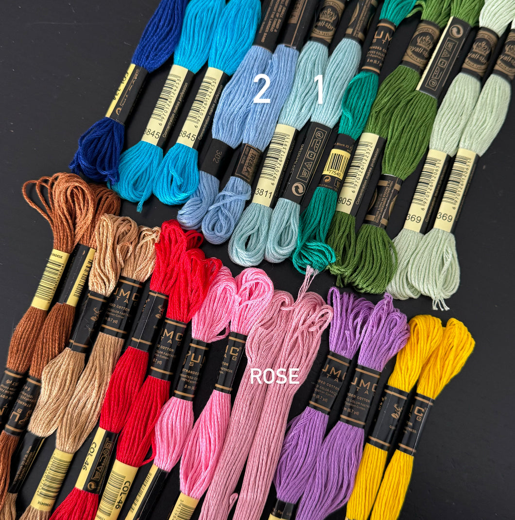 Sunflower chain thread bracelet (18 colour options available)