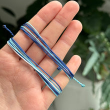 Load image into Gallery viewer, Blue string charm bracelets
