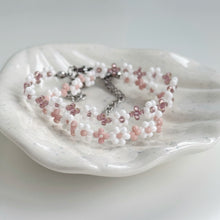 Load image into Gallery viewer, Rosey blush set of 2 bracelets
