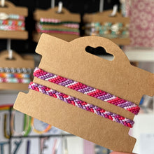 Load image into Gallery viewer, Pink &amp; purple bracelet set of 2
